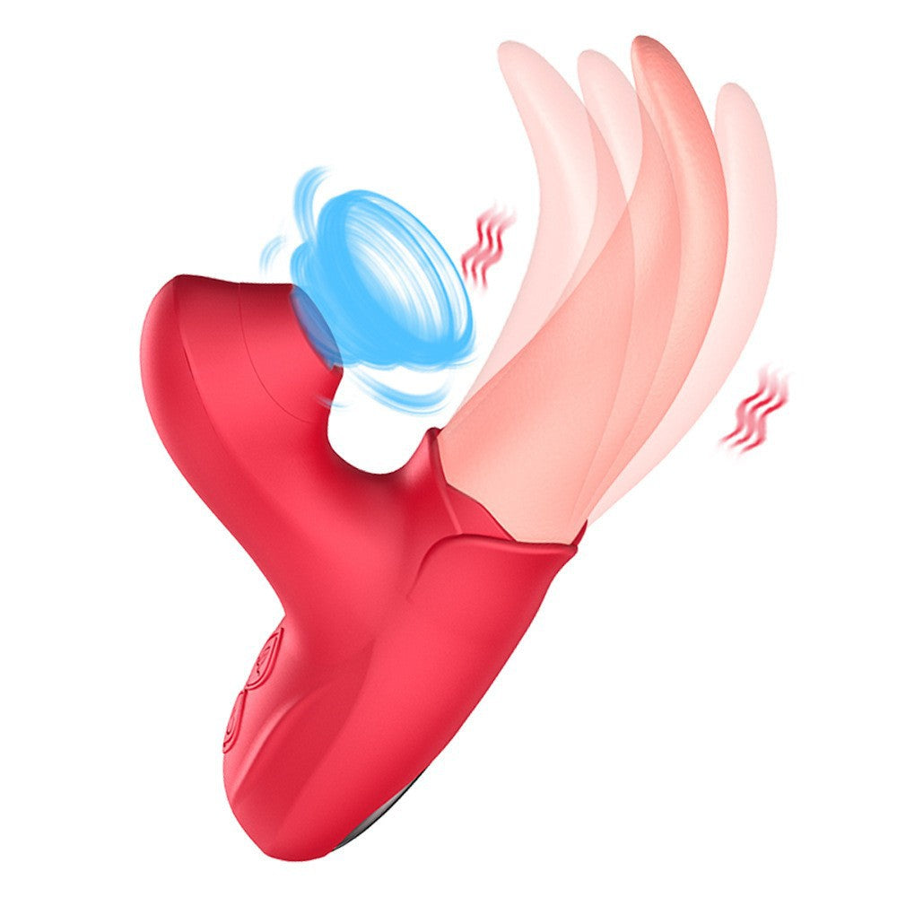 2 IN 1 Upgraded Flapping Tongue G Spot Vibrator