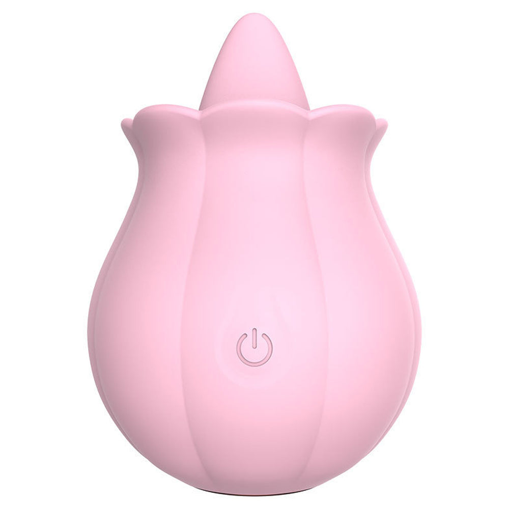 Rose Petal Vibrator | Tongue Vibrator  Clitoris Stimulator-Uxolclub