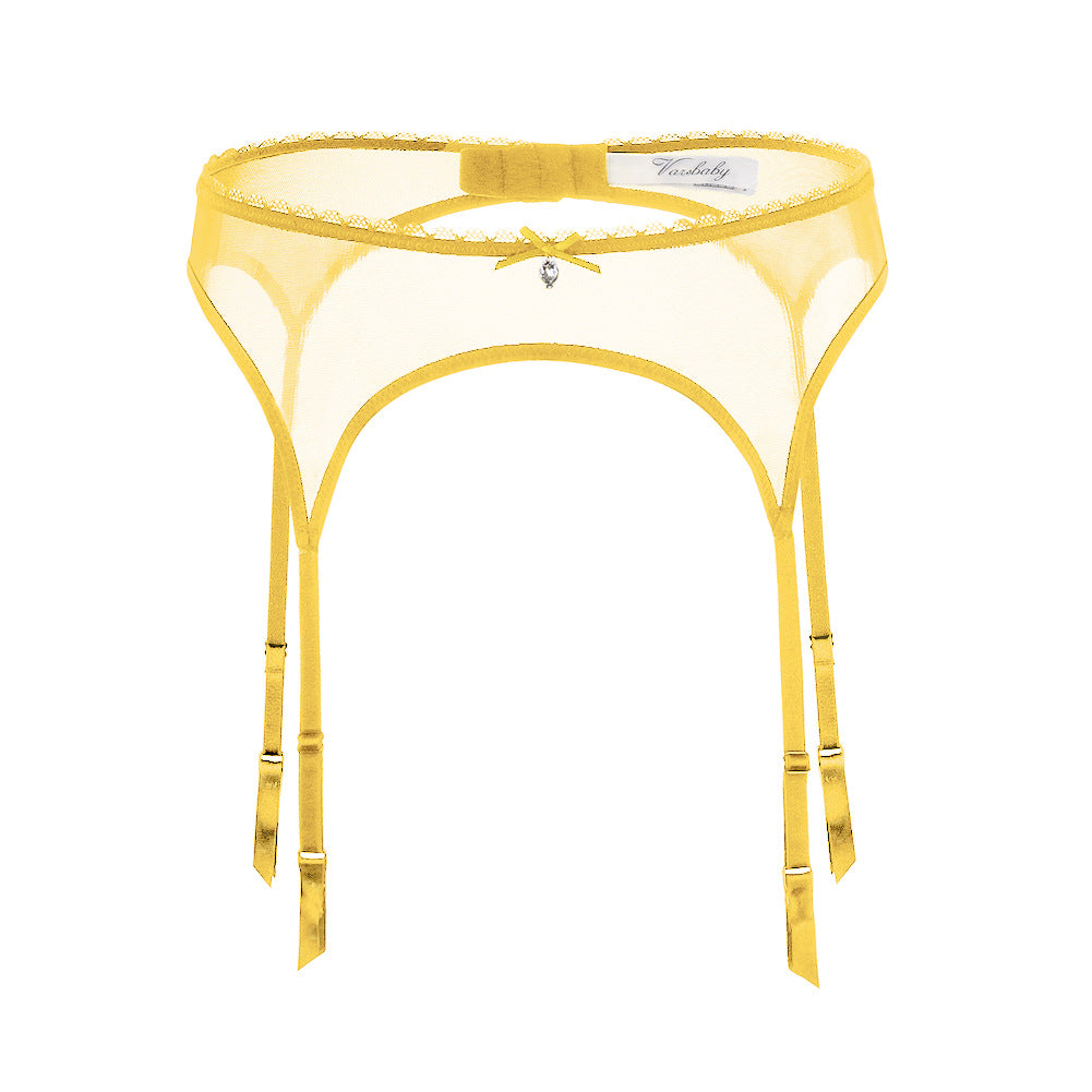 Transparent Mesh Ultra-Thin Women's Garter Belt-Uxolclub