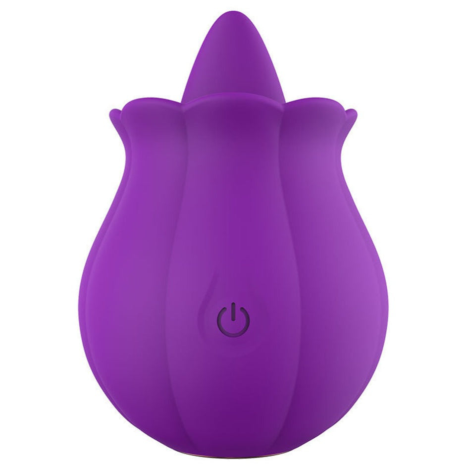 Rose Petal Vibrator | Tongue Vibrator  Clitoris Stimulator-Uxolclub