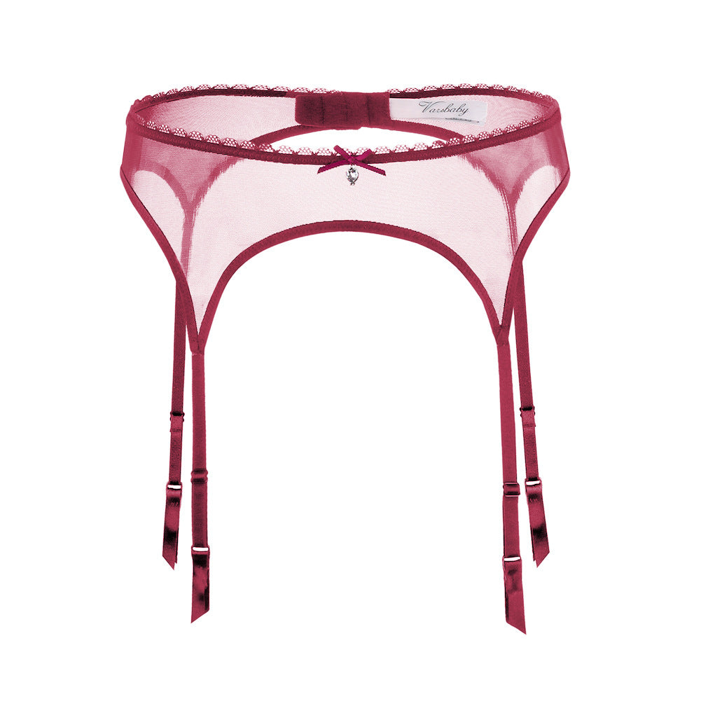 Transparent Mesh Ultra-Thin Women's Garter Belt-Uxolclub
