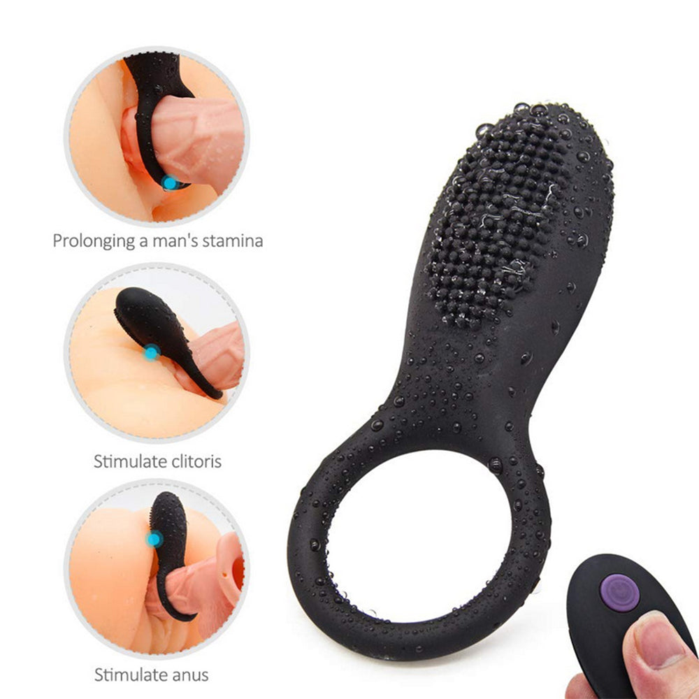 Usb 10-Frequency Wireless Remote Control Delay Lock Ring