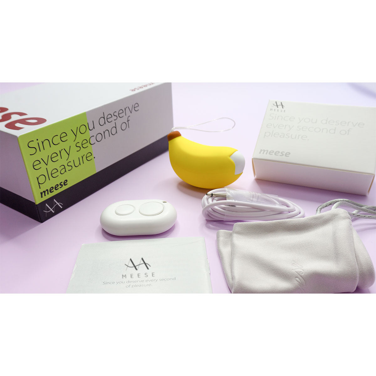 Banana Vibrating Egg Remote Control Massager-Uxolclub