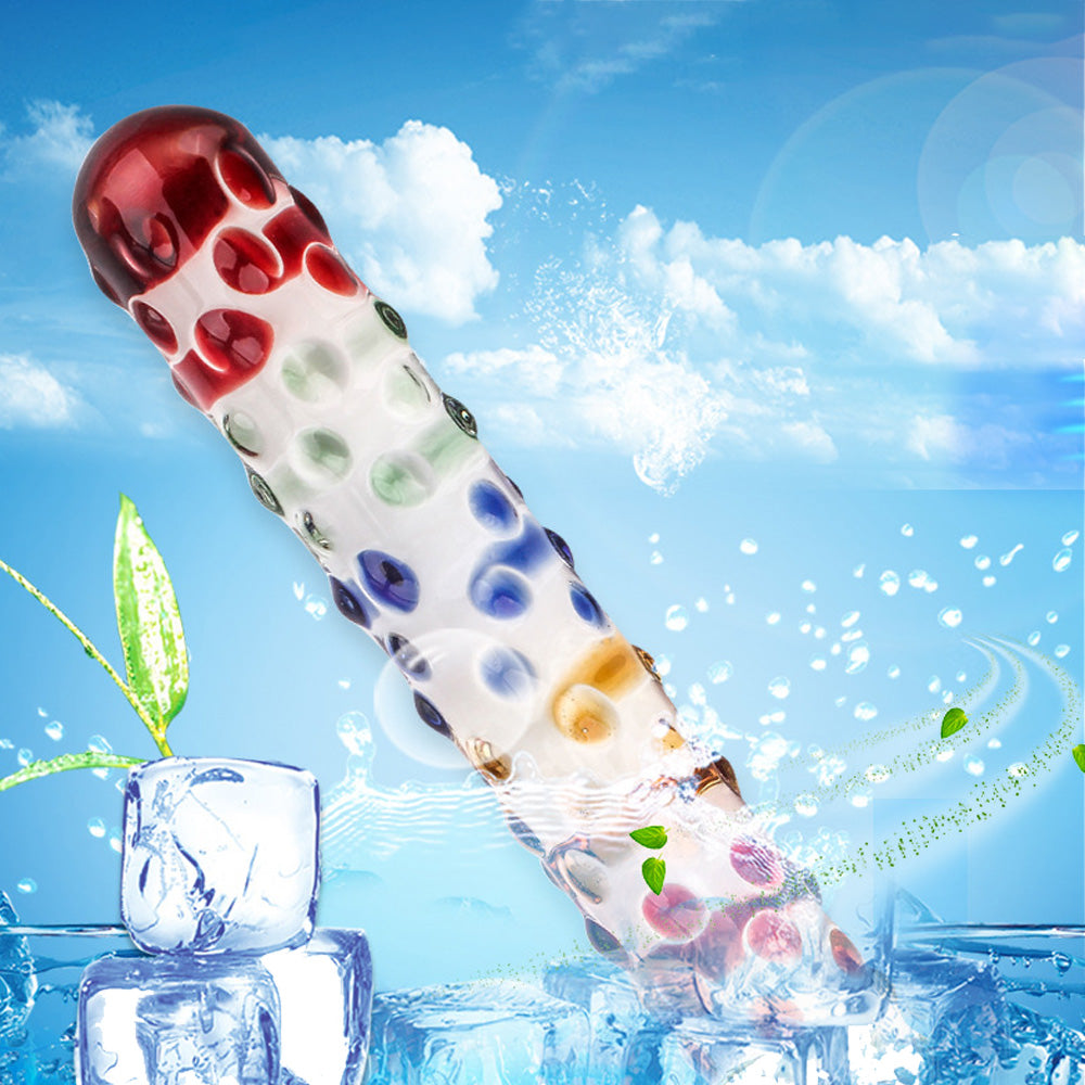 Crystal Dildo Butt Plug Magic Wand-Uxolclub