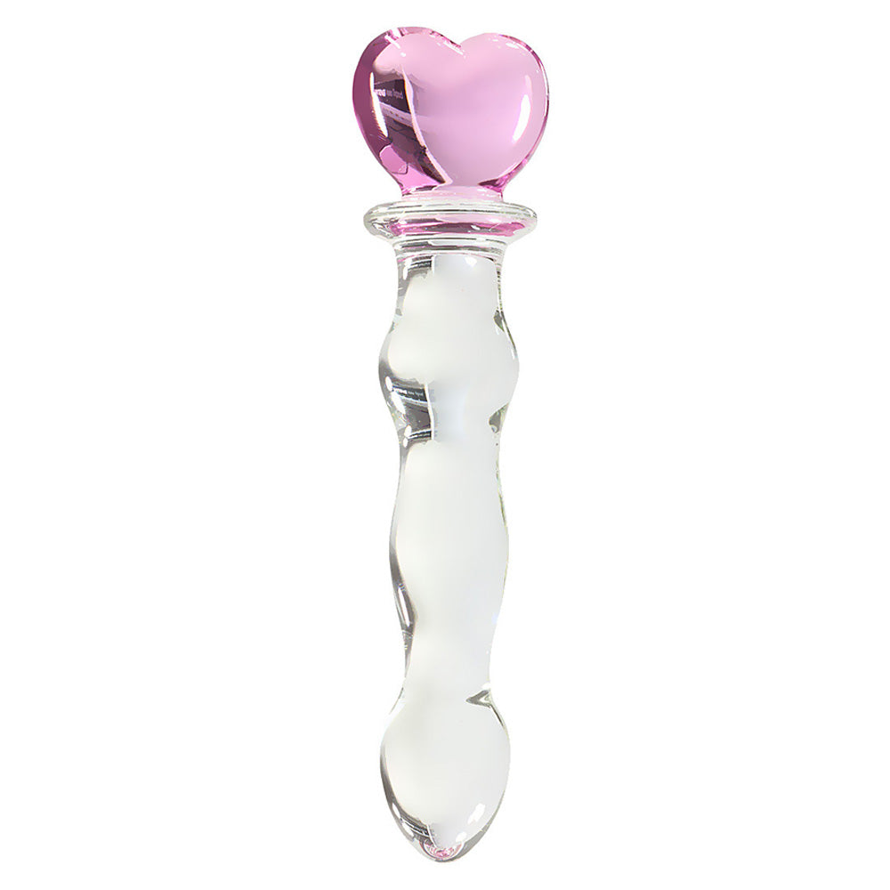 Pull Beads Crystal Glass Dildo Masturbator Butt Plug-Uxolclub
