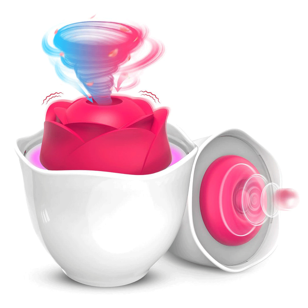 Rose suction Vibrator | Clitoral Stimulation Sucking Rose Vibrator-Uxolclub