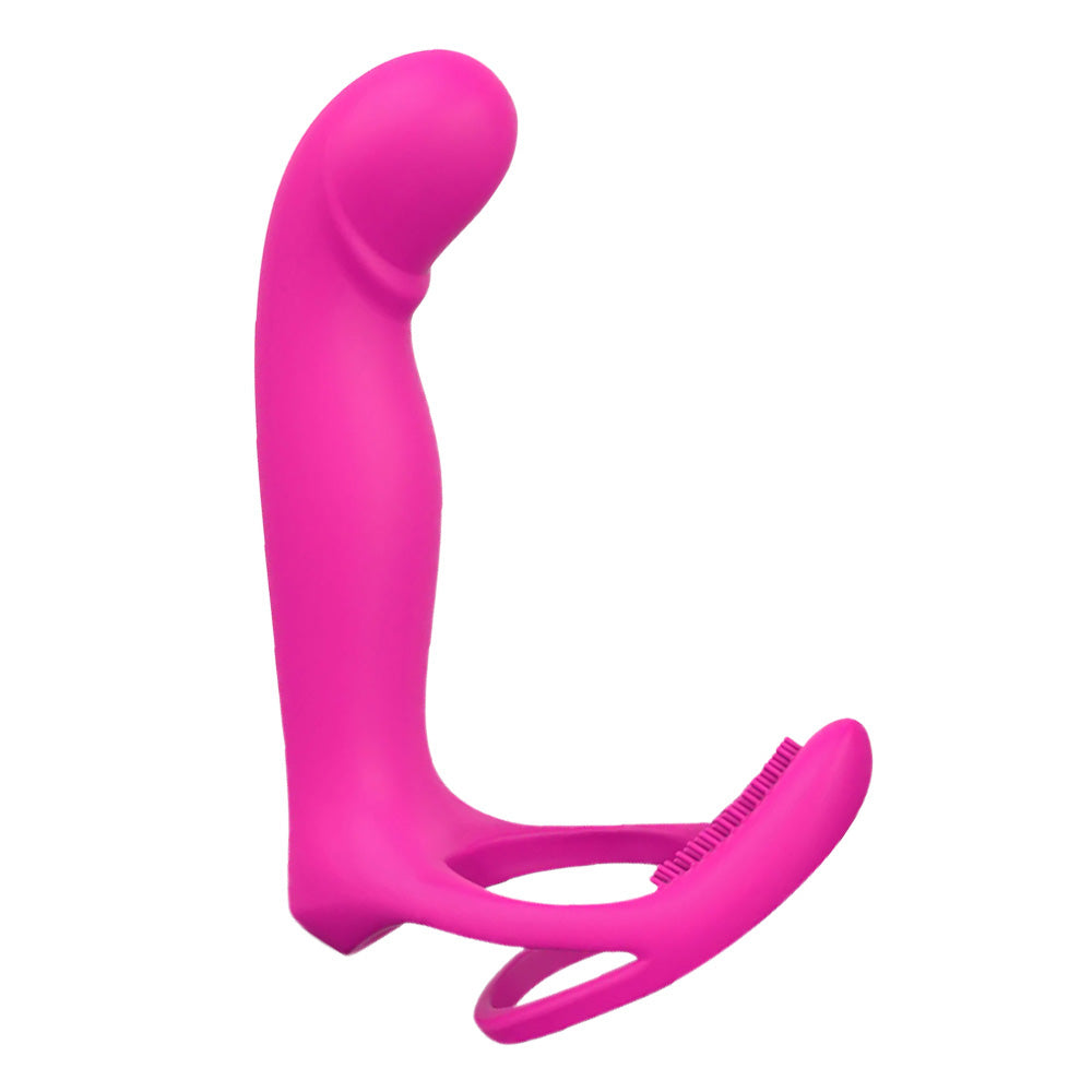 9 Frequency Silicone Vibrating Dildos with Vibrating Penis Ring-Uxolclub