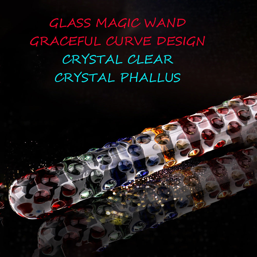 Crystal Dildo Butt Plug Magic Wand-Uxolclub