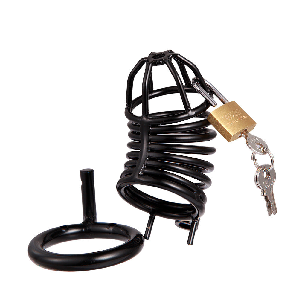Chastity Lock Cock Cage SM Sex Toys-Uxolclub