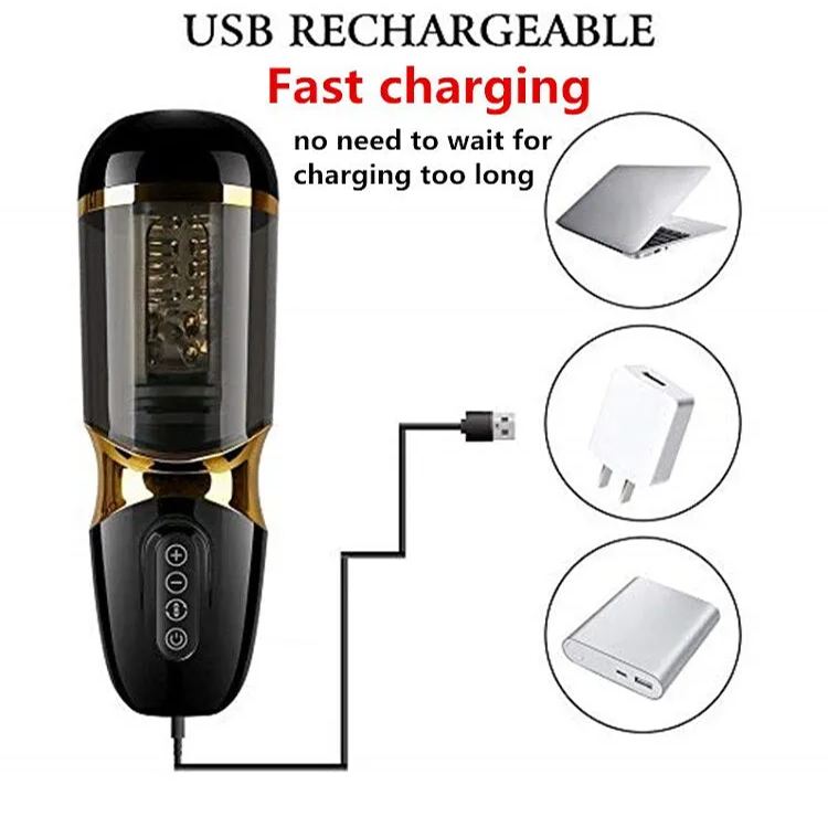 New Men's Automatic Piston Rotating Masturbator-Uxolclub