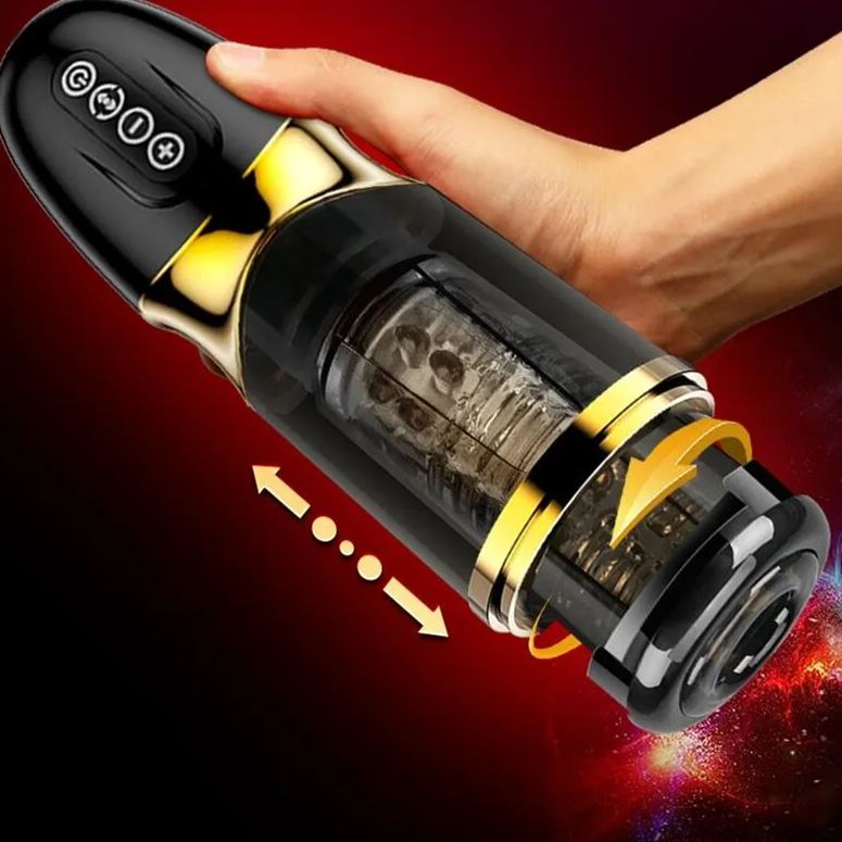 New Men's Automatic Piston Rotating Masturbator-Uxolclub