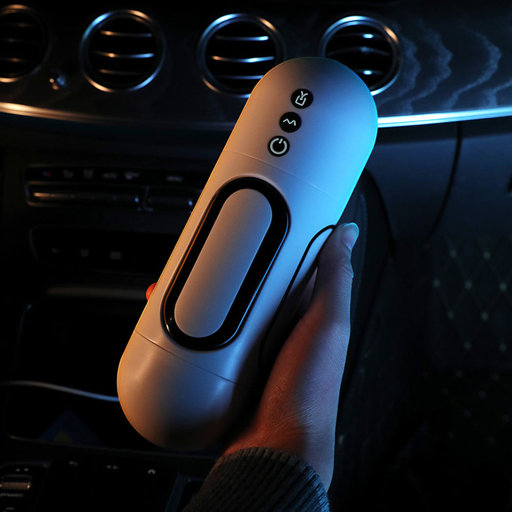 Smart Masturbation Cup Pronunciation Sucking Vibrating Male Blowjob Toy-Uxolclub