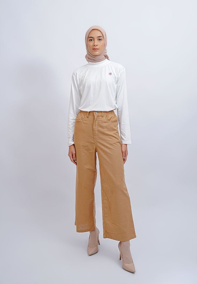 Diva Culottes Pants Brown by Tufine