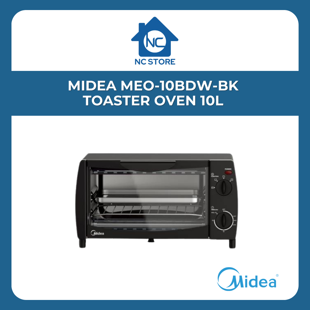 MIDEA Toaster Oven  MEO-10BDW-BK 10L [1 Year Local Warranty]