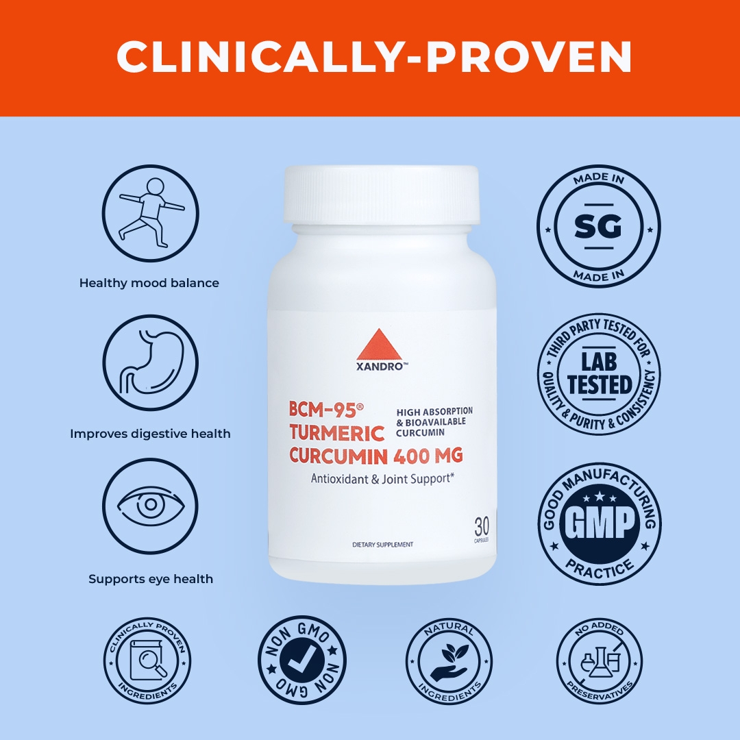 BCM-95® TURMERIC CURCUMIN 400 MG, 30 Capsules