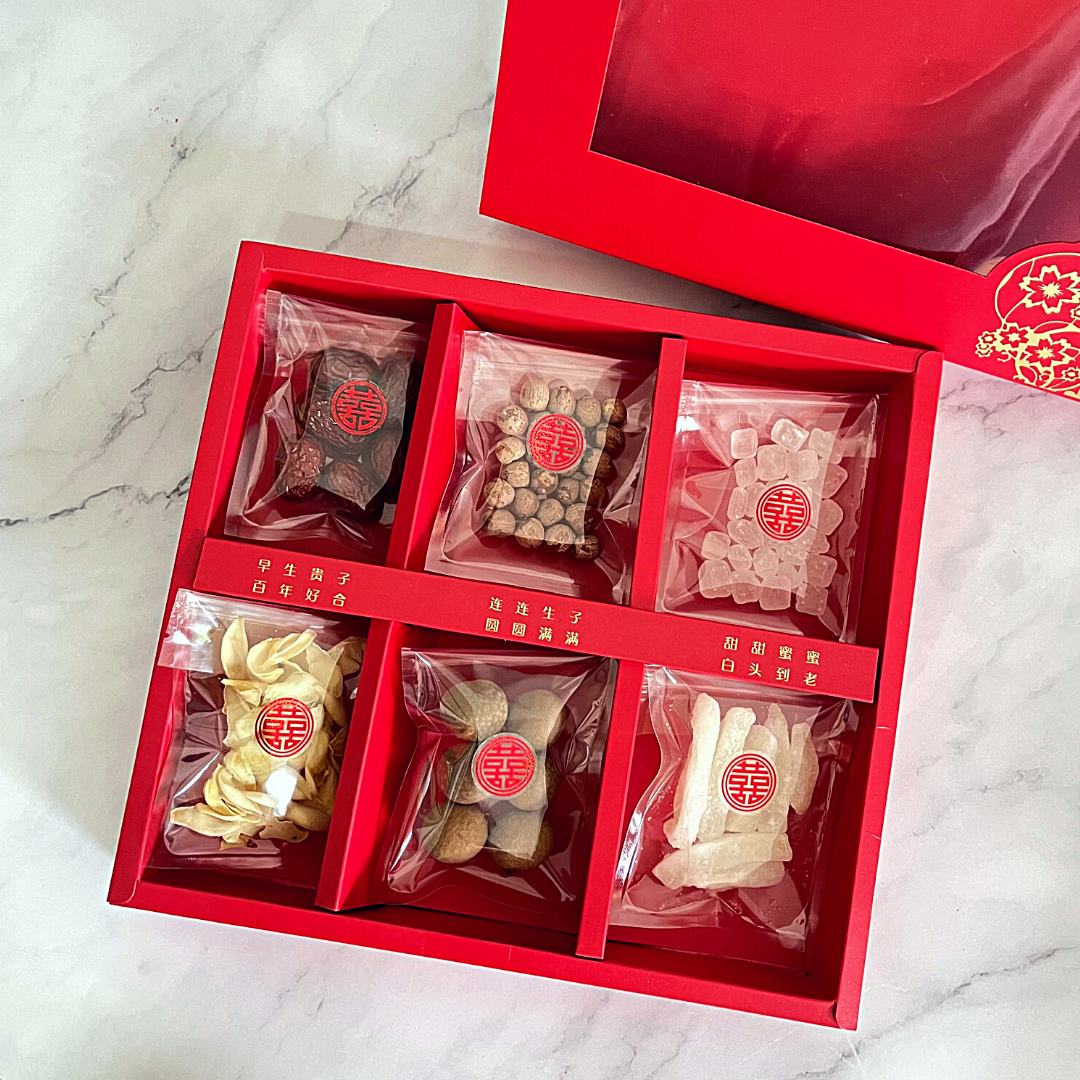 Auspicious Grain Set (2 Boxes)-Changjiu Chinese Wedding Shop