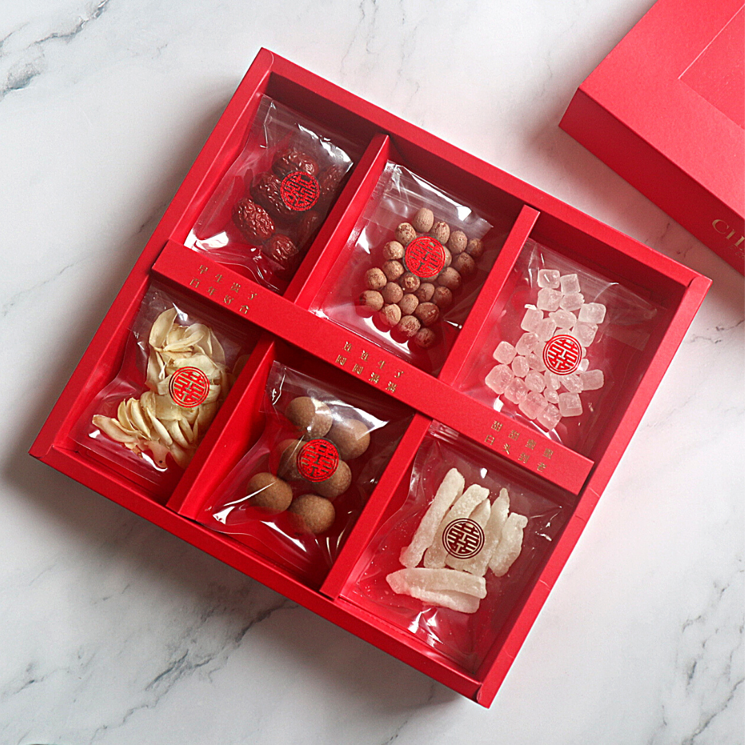 Auspicious Grain Set (2 Boxes)-Changjiu Chinese Wedding Shop