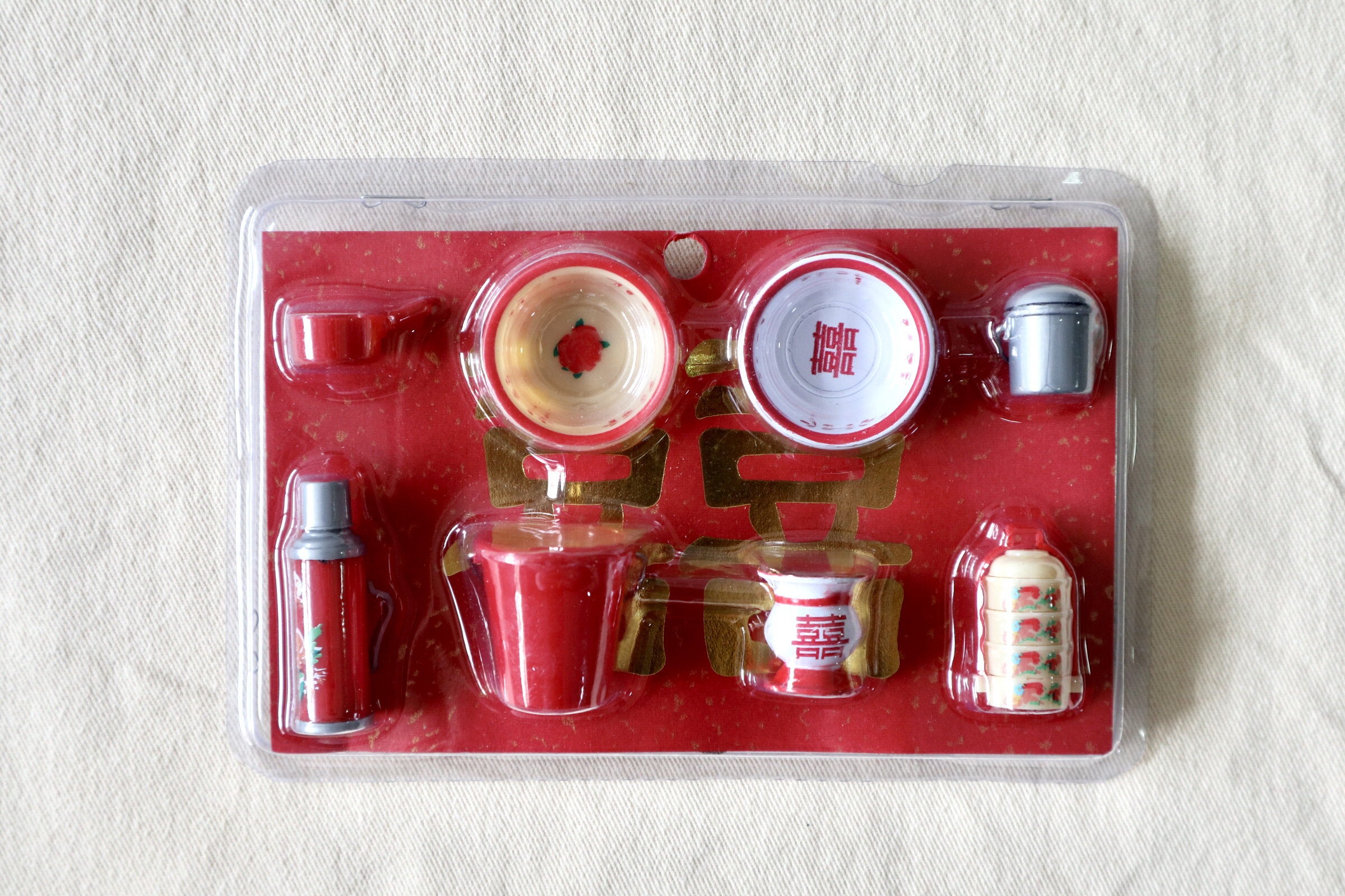 Guo Da Li Miniature/ Descendant Pail Set/ Prosperity Set 子孙桶聚宝盆-Changjiu Chinese Wedding Shop