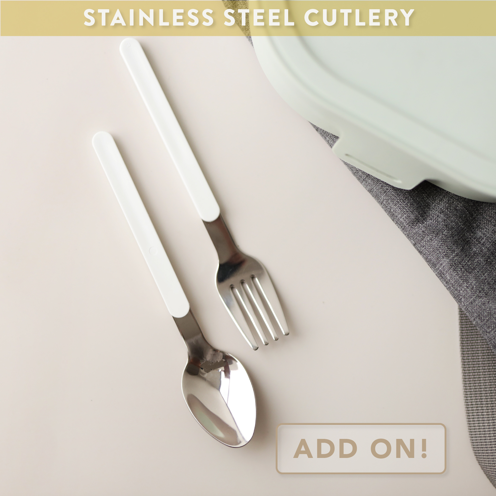 Add-on Stainless Steel Cutlery
