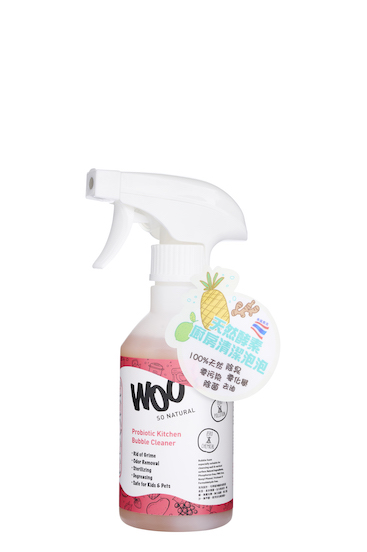 Woo So Natural Probiotic Kitchen Bubble Cleaner (Degreaser) 300ml