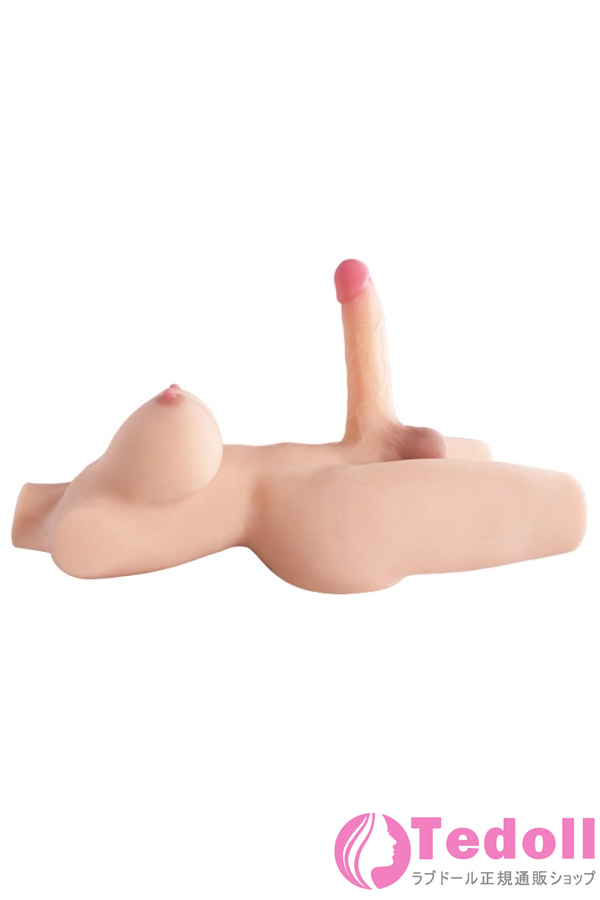 Tantaly Sarinaトルソー 54cm 9kg 巨根女装男性の上半身のセックスドール Shemale ふたなり ニューハーフ ラブドール ペニス付き TPE製 ホワイト肌