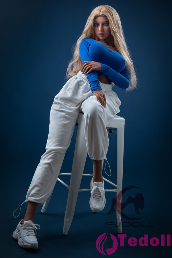 FJ DOLL #23 Martha 163cm欧米系 金髪女性 高品質ラブドール TPE製 Hカップ ブラウン肌