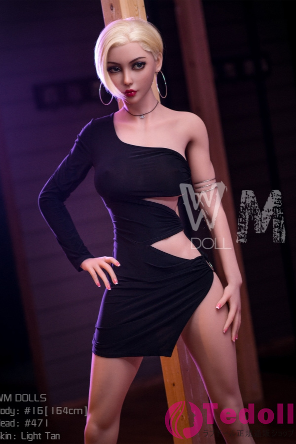 WMDOLL #471 琴未 164cm外人セックス人形 短い金髪スレンダーラブドール TPE製 Dカップ 小麦肌