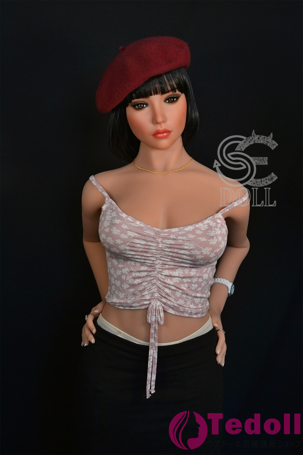 SE DOLL #088 Sylvie 163cm欧米風ラブドール 短髪女性セックスドール TPE製 Eカップ 小麦肌