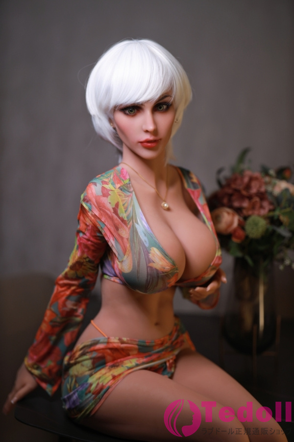 FIRE DOLL #62 葵菜 158cm(S) 銀髪外国人 高級質感リアルドール TPE製 Iカップ 小麦肌