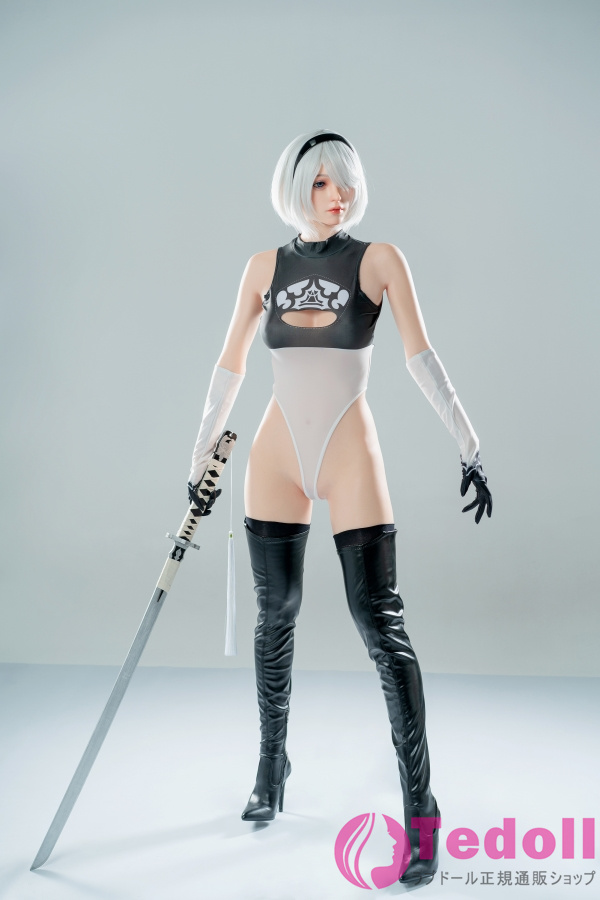 WAX DOLL GE57Z 小亜観 170cmコスプレ銀髪美女 ラブドール フルシリコン製 等身 大 人形 大胸 ノーマル肌