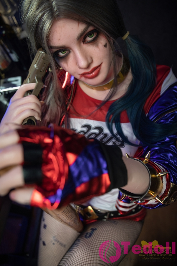 Irontech Doll S27 Ivy 166cmフルシリコン製 綺麗熟女ダッチワイフ コスプレ ハーレイ・クイン リアルドール Cカップ ノーマル肌