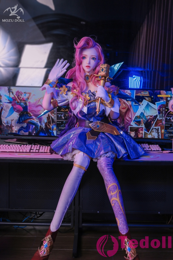 MOZU DOLL魔族人形 芬妮 163cmピンク髪 コスプレ ラブドール リアル 巨乳お姉さん セックス 人形 TPE製 Hカップ ノーマル肌