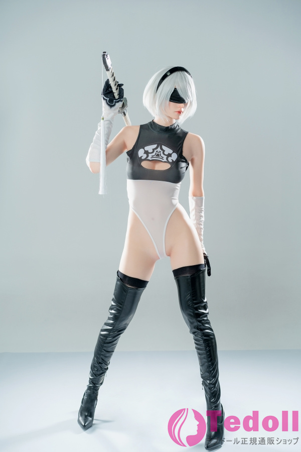 WAX DOLL GE57Z 小亜観 170cmコスプレ銀髪美女 ラブドール フルシリコン製 等身 大 人形 大胸 ノーマル肌