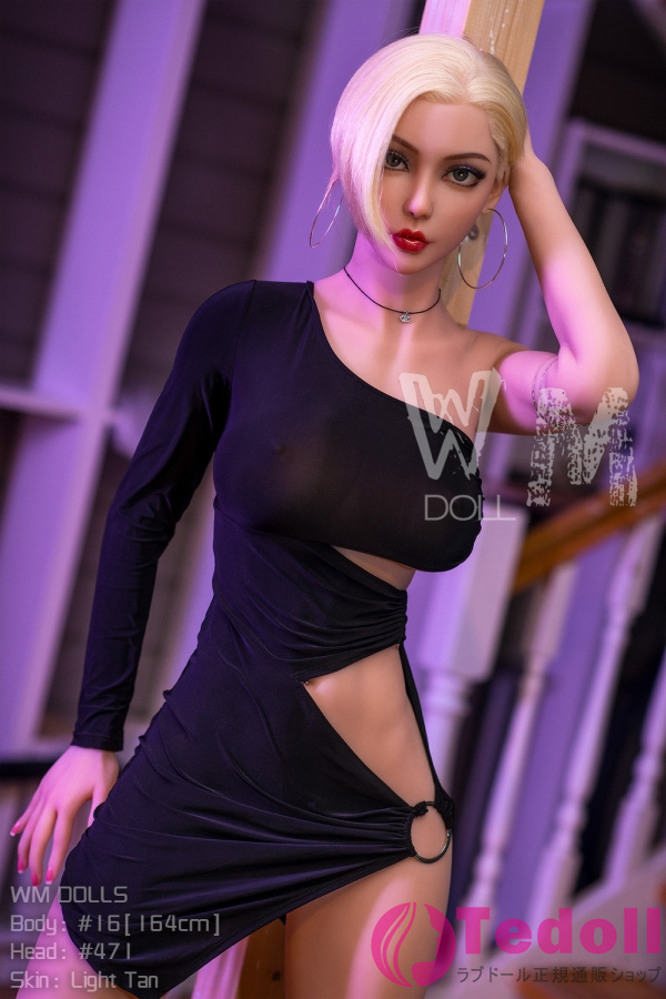 WMDOLL #471 琴未 164cm外人セックス人形 短い金髪スレンダーラブドール TPE製 Dカップ 小麦肌