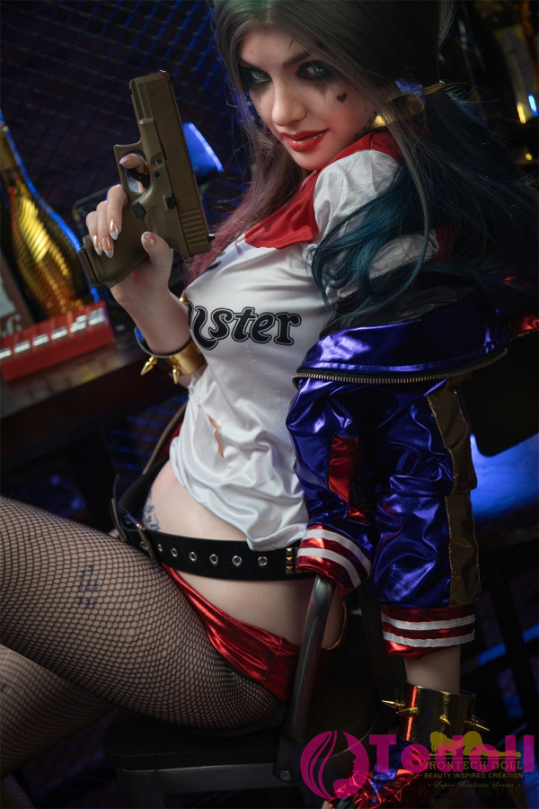Irontech Doll S27 Ivy 166cmフルシリコン製 綺麗熟女ダッチワイフ コスプレ ハーレイ・クイン リアルドール Cカップ ノーマル肌