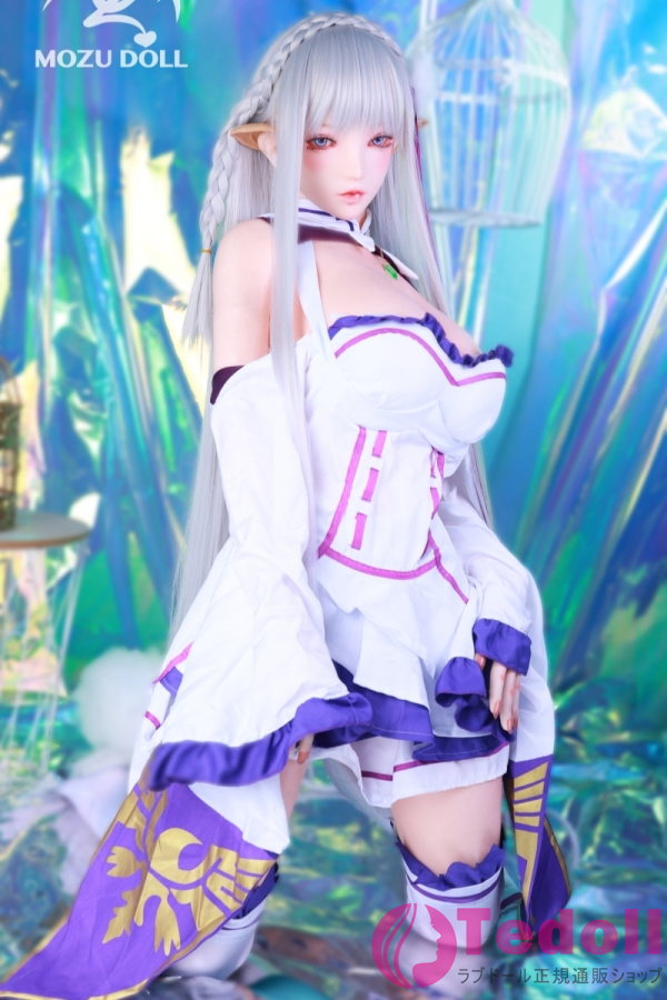 MOZU DOLL魔族人形 莉娅 163cm可愛い美人ダッチワイフ コスプレアニメエミリア Emiliaラブドール TPE製 Hカップ ノーマル肌