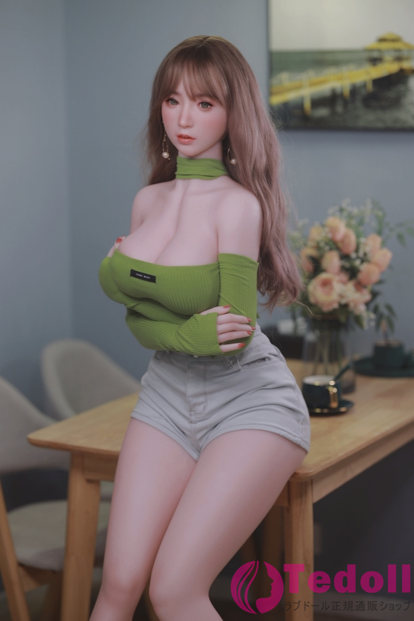 JYDOLL 乃雪 157cm高級シリコン製ラブドール 巨乳熟女アダルトドール Fカップ ノーマル肌 掲載画像は頭部スターメイク付き
