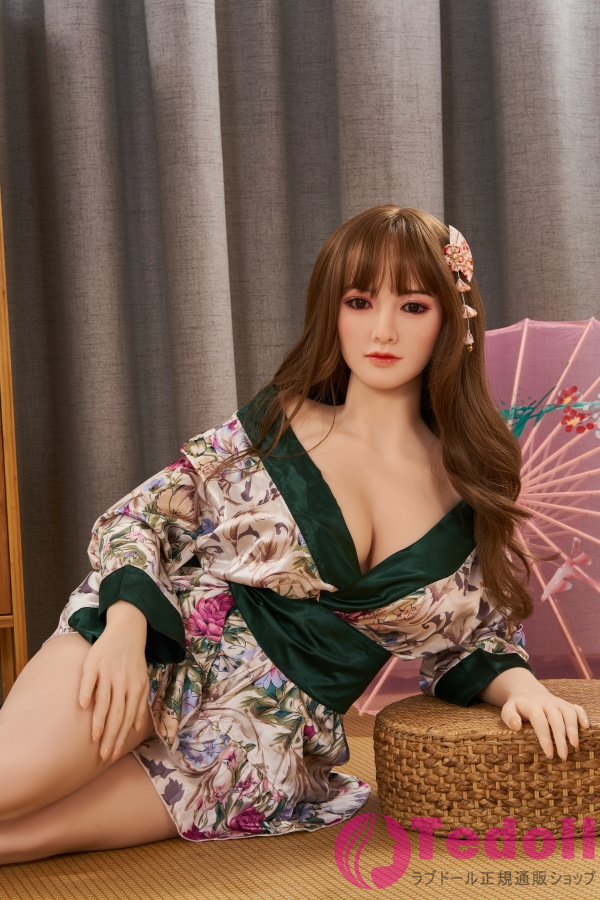 YouQDOLL #24 艾玲 163cm綺麗な着物人妻リアルラブドール 優しい熟女ダッチワイフ シリコンヘッド+TPEボディ Fカップ ノーマル肌