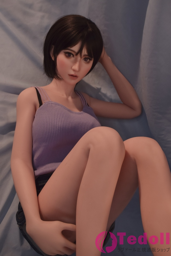 Elsa Babe RHC021番 広末裕子「Hirosue Yuko」 165cm短い髪の女の子シリコン製ラブドール さわやかな夏の写真 等身大 高級 ダッチワイフ人形 普胸 ノーマル肌