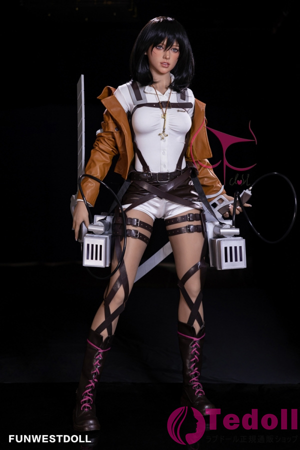 Funwest Doll #035 Chloe 159cm魅力の女性 コスプレ 女戦士ラブドール リアル TPE製 Aカップ ノーマル肌