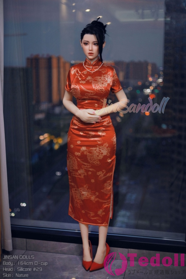 WMDOLL #29 千沙都 164cmスレンダー熟女リアルドール 魅惑的なチャイナドレスラブドール シリコン製ヘッドとTPE製ボディ Dカップ ノーマル肌