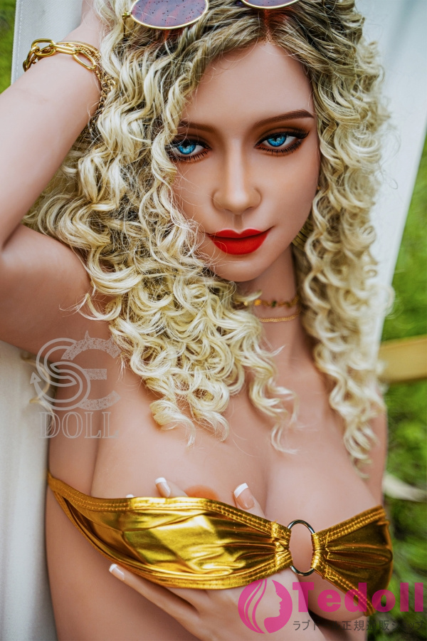 SE DOLL #100 Doris.H 158cm等身大の人形 セクシーなブロンド外人リアルラブドール TPE製 Dカップ 小麦肌