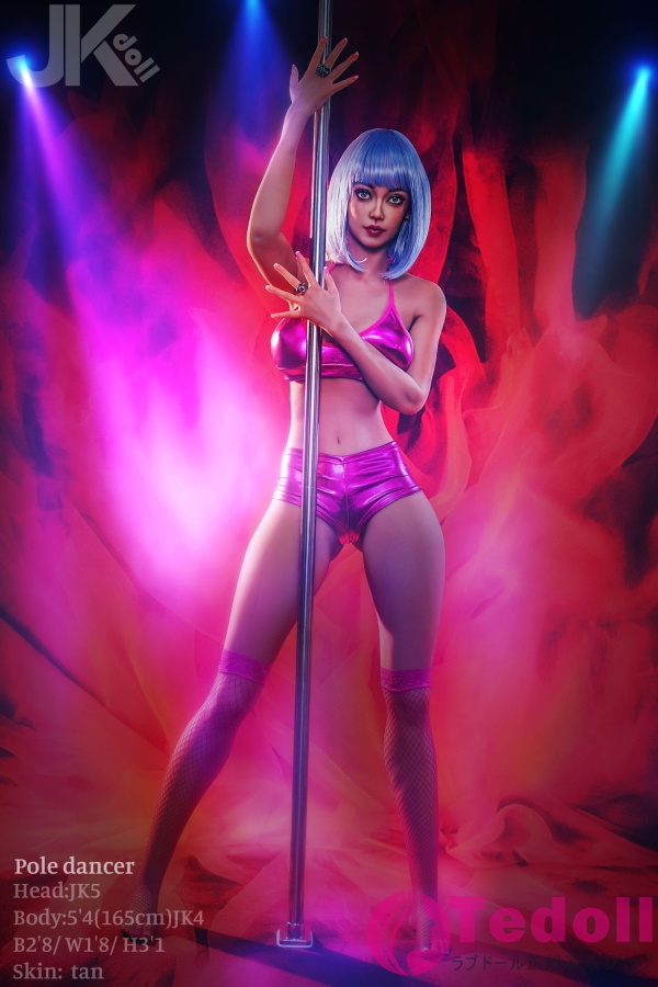 JKDOLL #jk5 Pole Dancer 可奈芽 165cmポールダンサーラブドール 海外美人 セックス人形 TPE製 Gカップ ブラウン肌