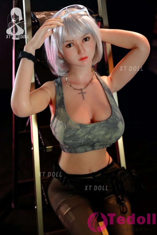 XTDOLL Lola 160cm銀髪 巨乳 美人 フルシリコン製ドール 軽量化ボディ リアル ラブドール Gカップ ノーマル肌