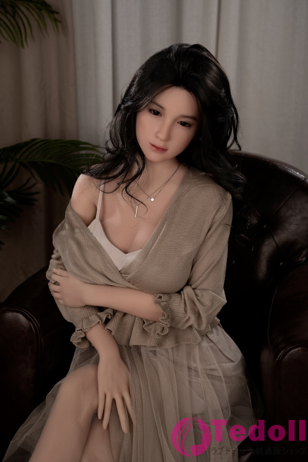 WAX DOLL GE96 小優希 166cm黒髪 美しい熟女 ダッチワイフ 大人 リアルドール シリコンヘッド+TPEボディ 中胸 ノーマル肌