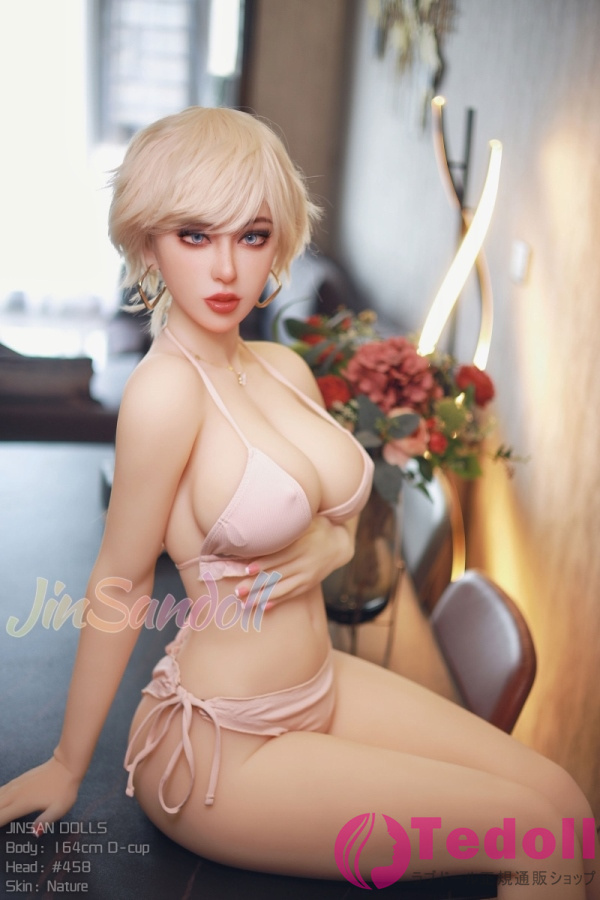 WMDOLL #458 日登美 164cmセクシーな短髪美女ラブドール 欧米風 TPE製 セックス人形 Dカップ ノーマル肌