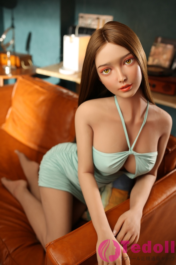 JX DOLL Andy 158cm等身大セックス人形 外国熟女 スリムラブドール Dカップ ライトブラウン肌 掲載画像はシリコン製ヘッドとTPE製ボディ