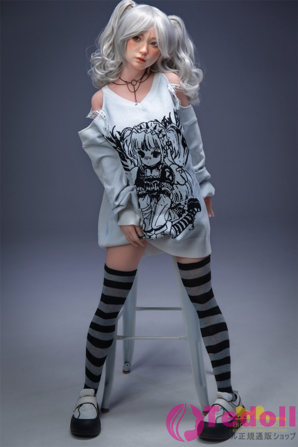 Irontech Doll S10 Misa 154cmクール系 魅惑的な銀髪美女リアルラブドール シリコンヘッド+TPEボディ Fカップ ノーマル肌