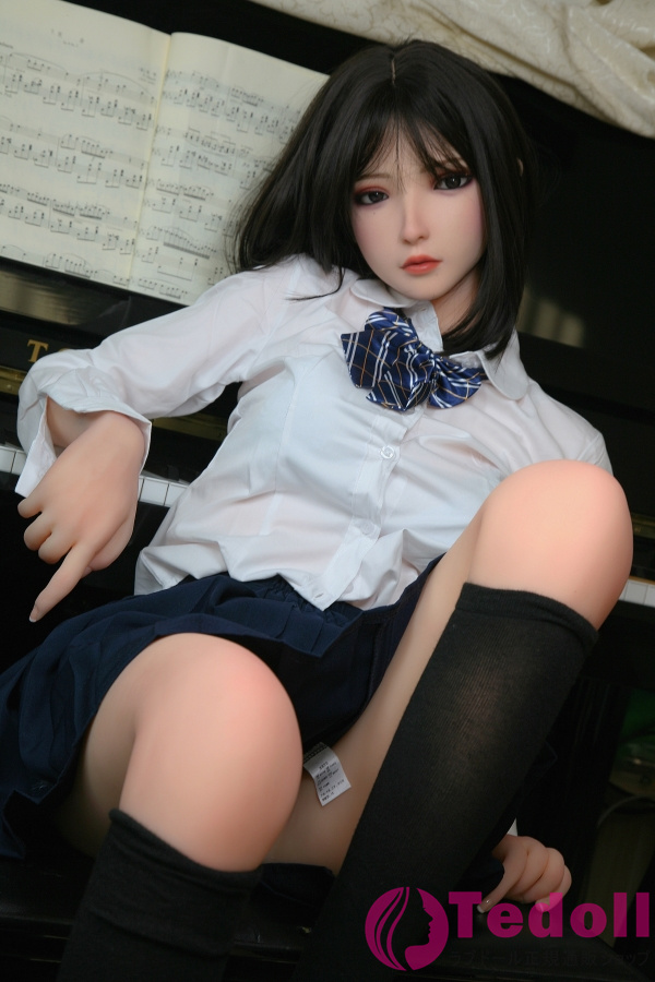 SHE DOLL 冷月 158cm美人系 等身 大 ドール 清楚系制服 JK ラブドール Cカップ ノーマル肌 掲載画像はシリコンヘッド+TPEボディ