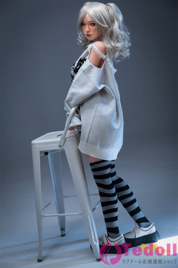 Irontech Doll S10 Misa 154cmクール系 魅惑的な銀髪美女リアルラブドール シリコンヘッド+TPEボディ Fカップ ノーマル肌